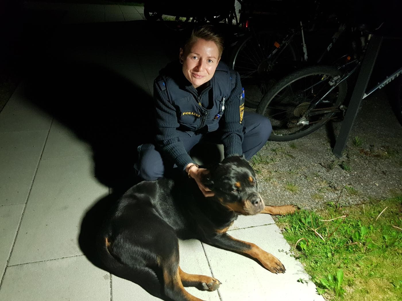 Marie als Polizistin